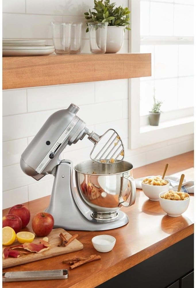 سری خمیرزن شیرینیپزی KitchenAid مناسب همزنهای کاسهای متوسط با موتور کجشونده استیل مدل 5KSMPB5SS سری خمیرزن شیرینیپزی KitchenAid مناسب همزنهای کاسهای متوسط با موتور کجشونده استیل مدل 5KSMPB5SS
