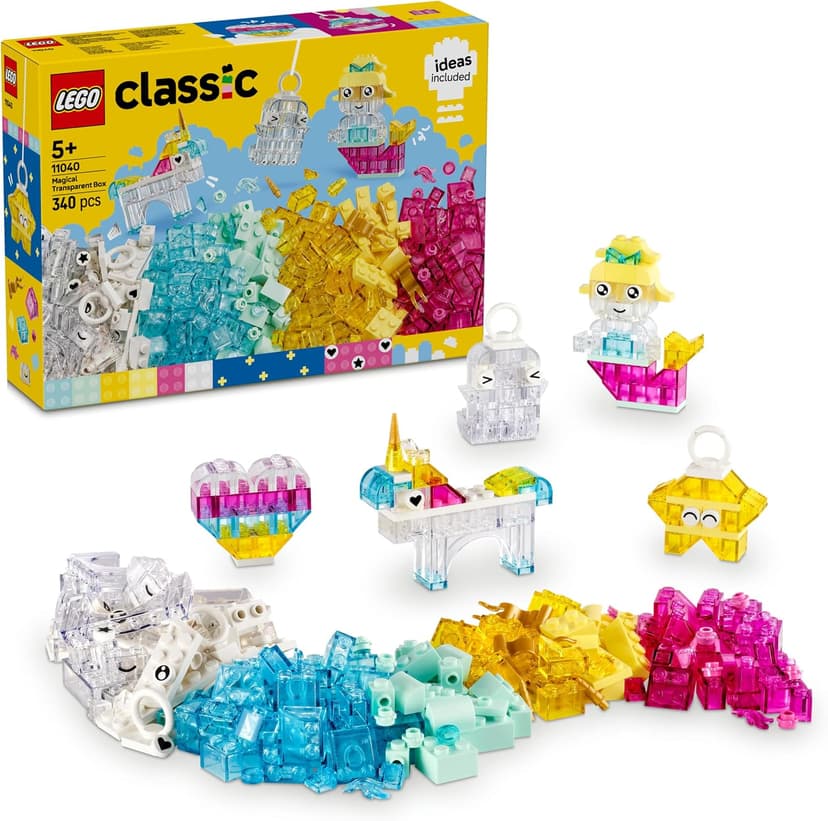 لگو Classic جعبه شفاف جادویی مدل 11040 لگو Classic جعبه شفاف جادویی مدل 11040