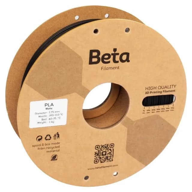 فیلامنت Beta Filament PLA-Matte مشکی فیلامنت Beta Filament PLA-Matte مشکی