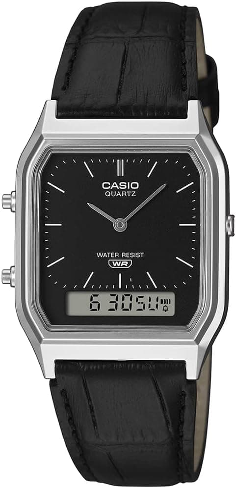 ساعت مچی یونیسکس Casio رترو آنالوگ/دیجیتال خاکستری مدل AQ-230EL-1ADF ساعت مچی یونیسکس Casio رترو آنالوگ/دیجیتال خاکستری مدل AQ-230EL-1ADF