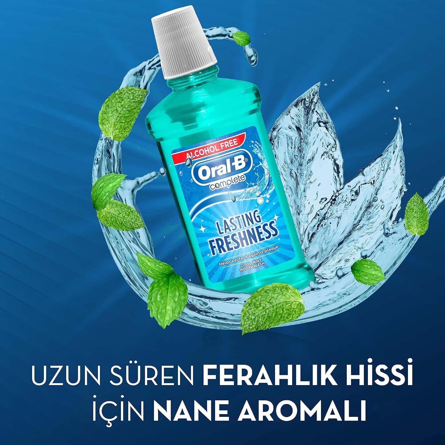 دهانشویه Oral-B Complete مراقبت کامل 500 ml بدون الکل دهانشویه Oral-B Complete مراقبت کامل 500 ml بدون الکل