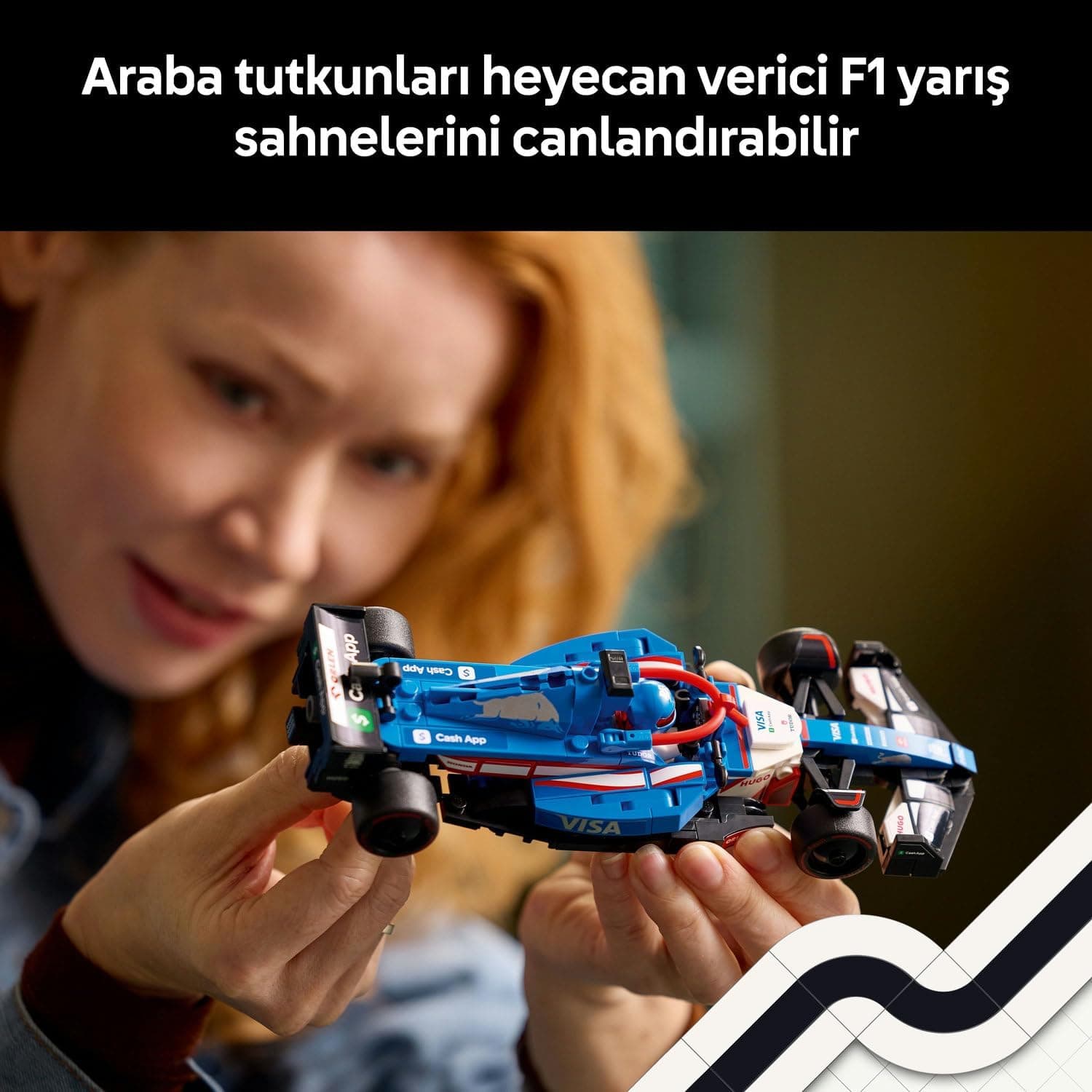 لگو Speed Champions Visa Cash App RB VCARB ماشین مسابقه 01 F1 مدل 77246 لگو Speed Champions Visa Cash App RB VCARB ماشین مسابقه 01 F1 مدل 77246