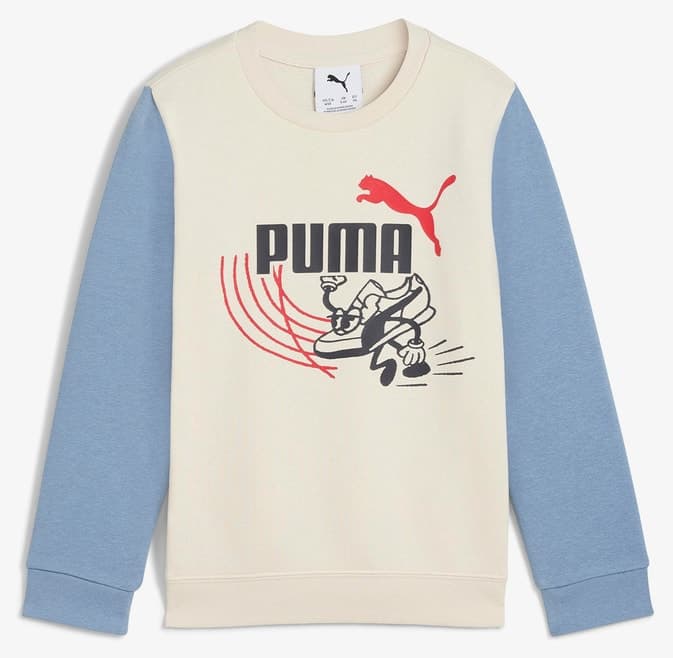 سویشرت کودکانه Puma یقه گرد مدل Little Runners Crew سویشرت کودکانه Puma یقه گرد مدل Little Runners Crew
