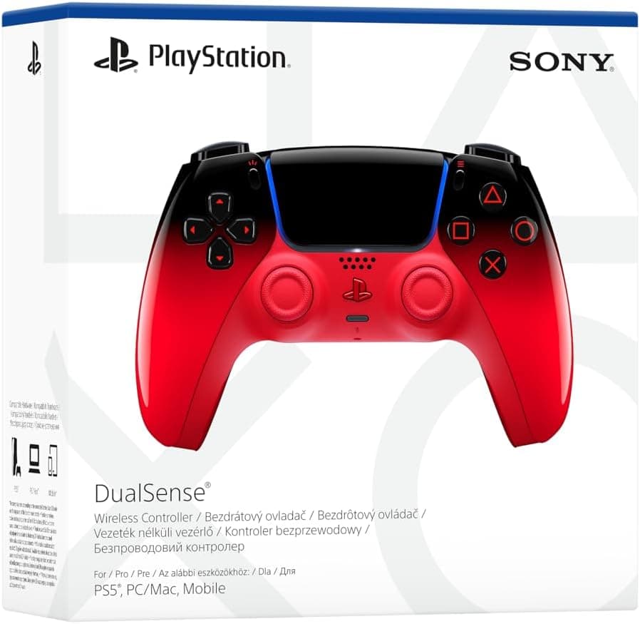 دسته بازی PlayStation 5 بیسیم DualSense قرمز تکنو دسته بازی PlayStation 5 بیسیم DualSense قرمز تکنو