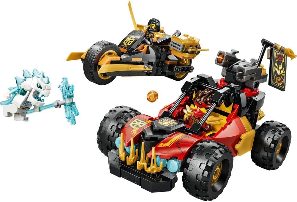 لگو NINJAGO خودروهای ترکیبی کای و کول مدل 71864 لگو NINJAGO خودروهای ترکیبی کای و کول مدل 71864