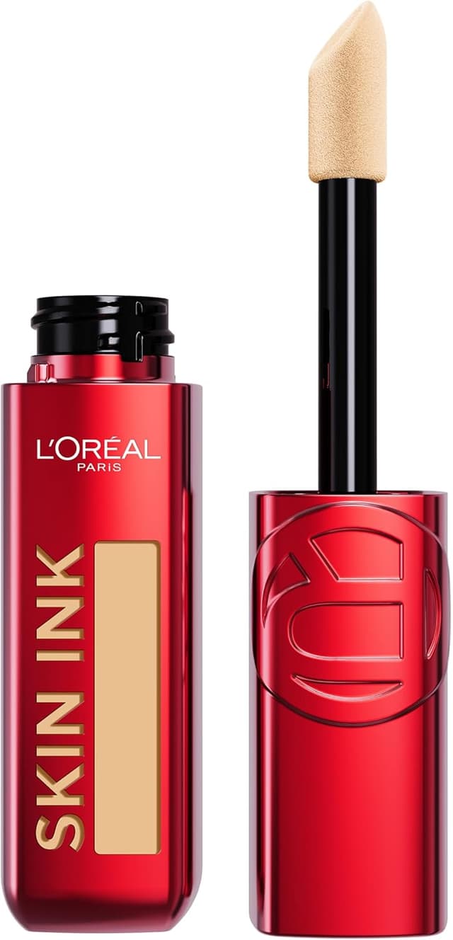 کرمپودر و کانسیلر دوکاره صورت L'Oreal Paris Infallible Skin Ink با پوشش متوسط، 180 Medium Cool کرمپودر و کانسیلر دوکاره صورت L'Oreal Paris Infallible Skin Ink با پوشش متوسط، 180 Medium Cool