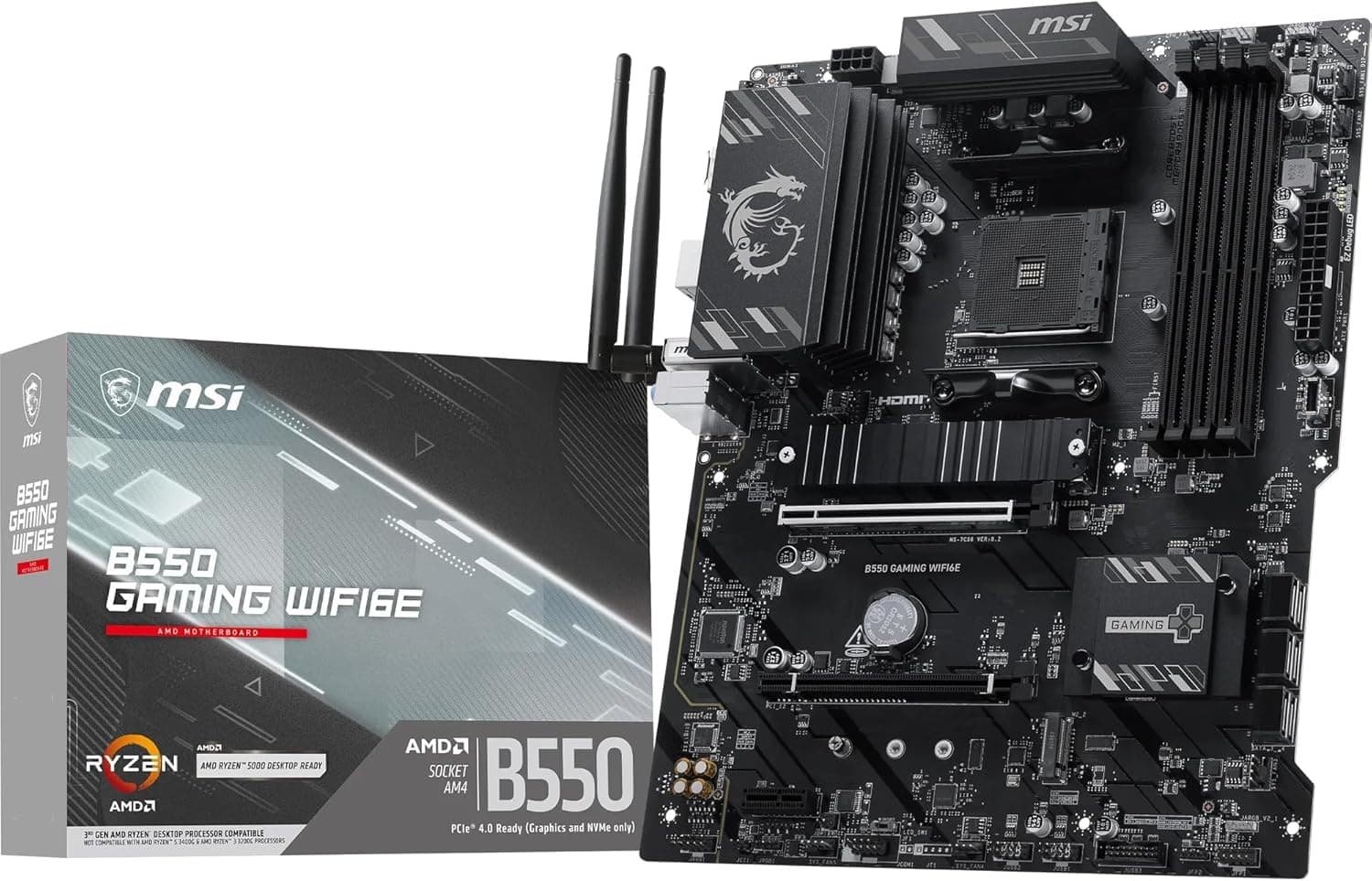 مادربرد MSI گیمینگ ATX سوکت AM4 مدل B550 WIFI6E مادربرد MSI گیمینگ ATX سوکت AM4 مدل B550 WIFI6E