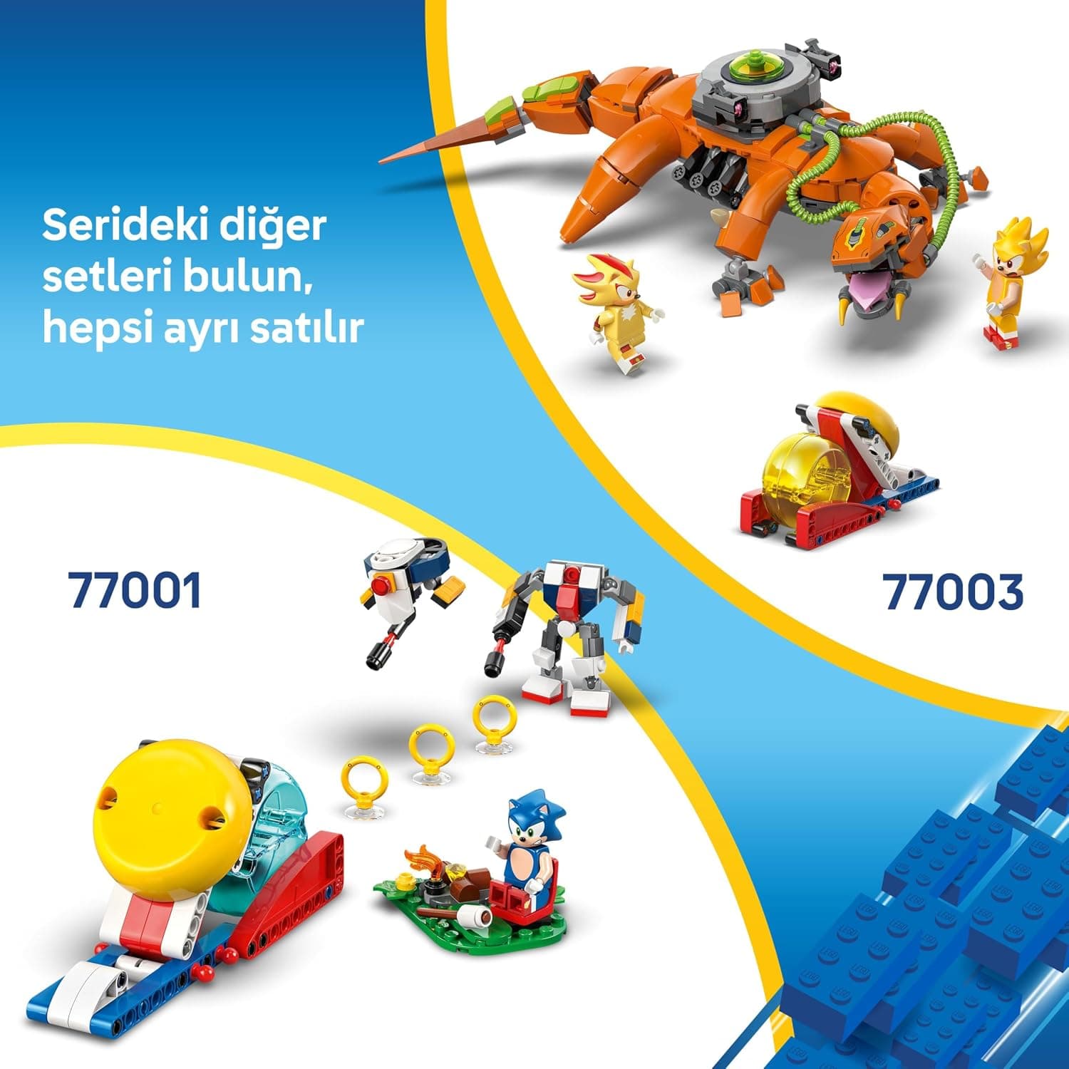 لگو Sonic the Hedgehog Cyclone در برابر Metal Sonic مدل 77002 لگو Sonic the Hedgehog Cyclone در برابر Metal Sonic مدل 77002