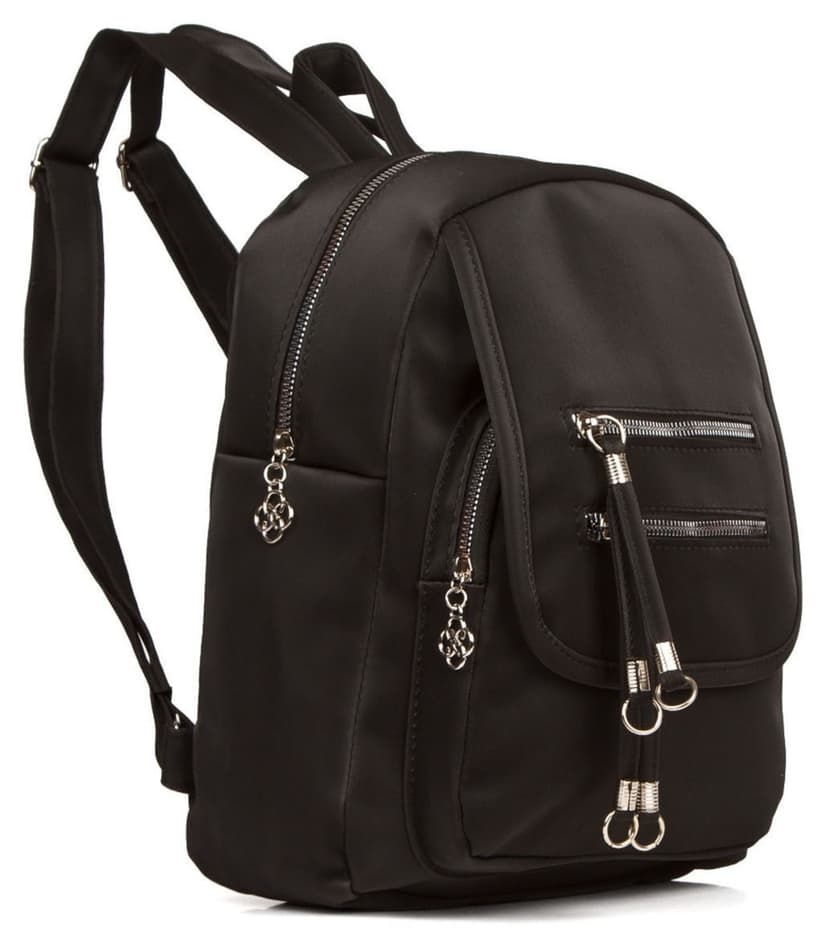 کولهپشتی زنانه Adelina Bags روزمره مشکی با دربدار و زیپدار کولهپشتی زنانه Adelina Bags روزمره مشکی با دربدار و زیپدار