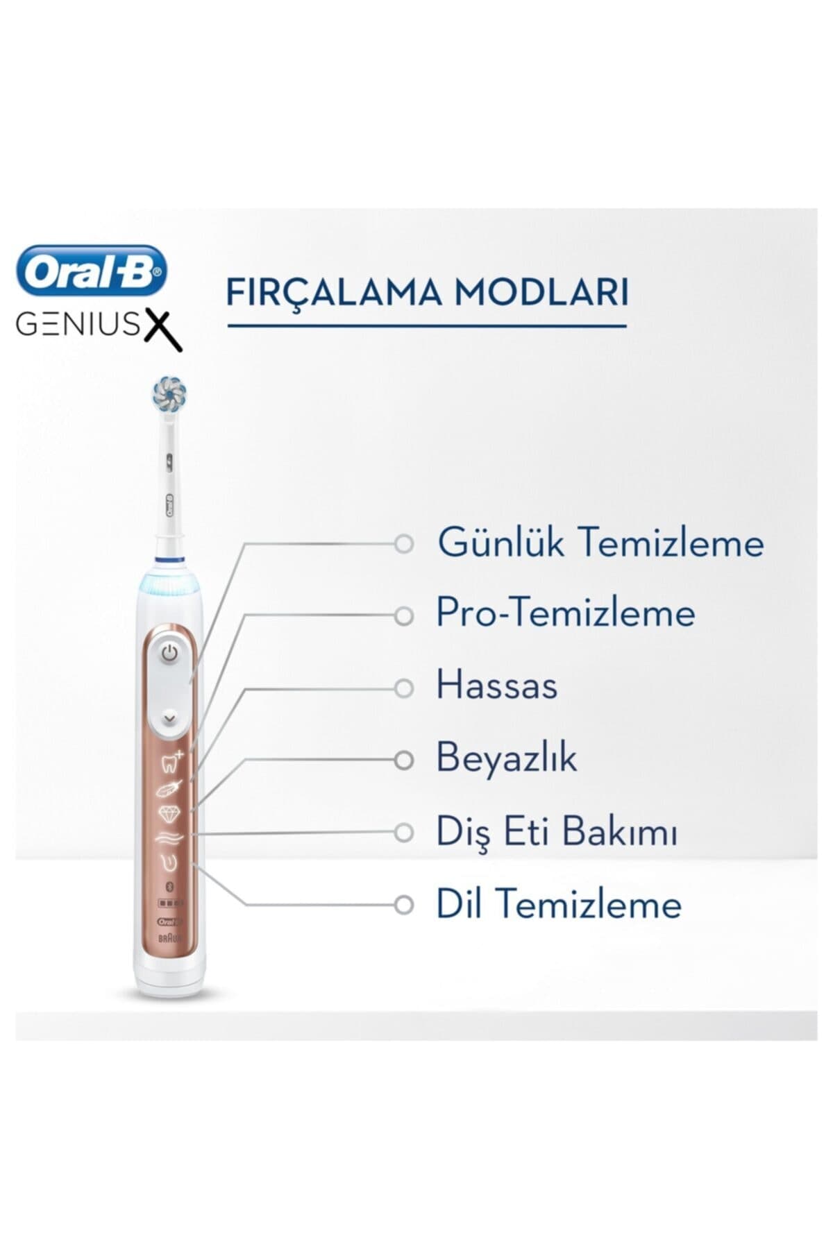 ست مسواک برقی دونفره Oral-B با هوش مصنوعی مدل Genius X 20000 Luxe Edition خاکستری آنتراسیت و Geniusx رزگلد ست مسواک برقی دونفره Oral-B با هوش مصنوعی مدل Genius X 20000 Luxe Edition خاکستری آنتراسیت و Geniusx رزگلد