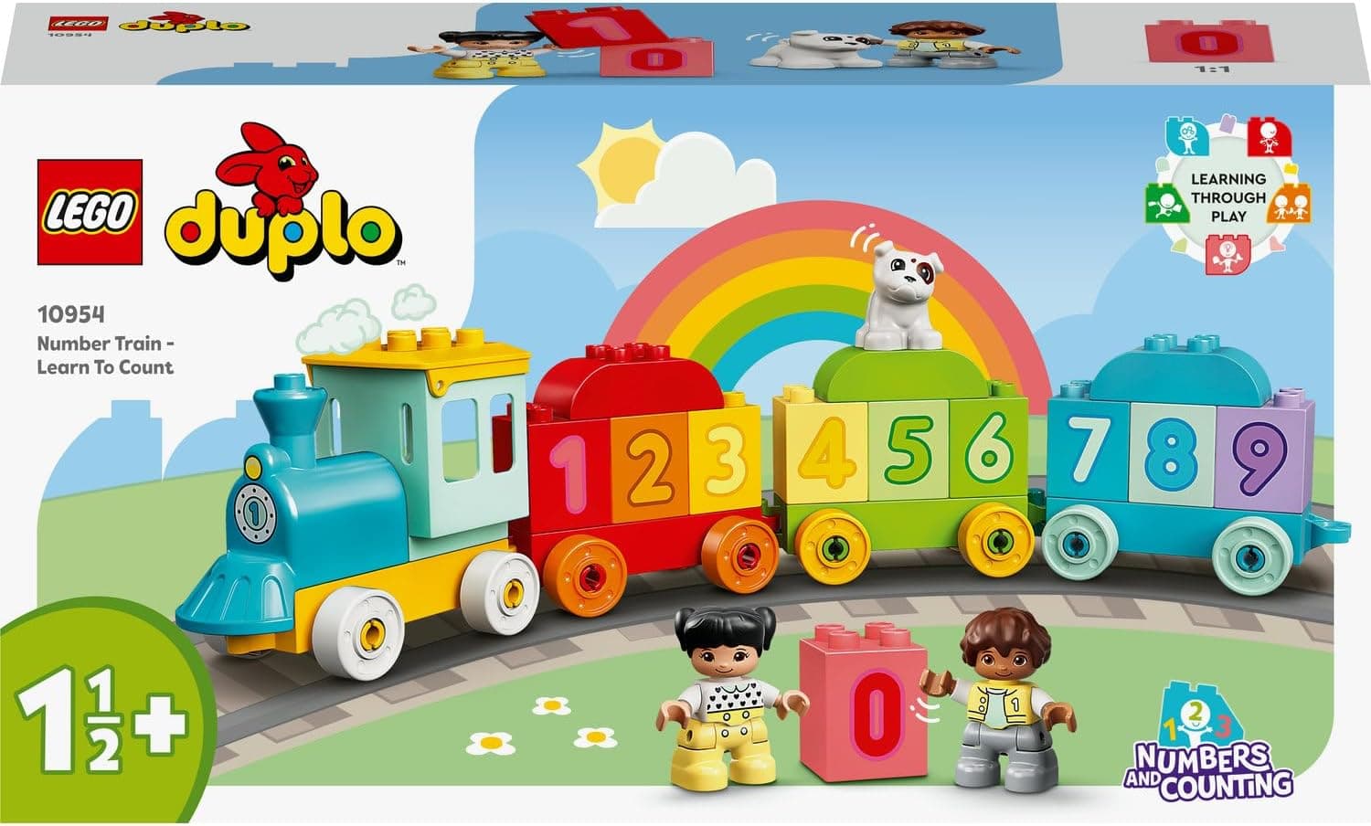 لگو DUPLO قطار اعداد یادگیری شمارش مدل 10954 لگو DUPLO قطار اعداد یادگیری شمارش مدل 10954
