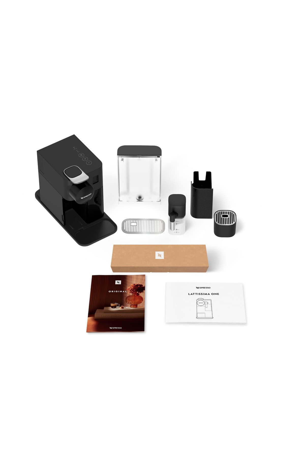اسپرسوساز Nespresso مدل F121 با سیستم تهیه شیر، مشکی اسپرسوساز Nespresso مدل F121 با سیستم تهیه شیر، مشکی