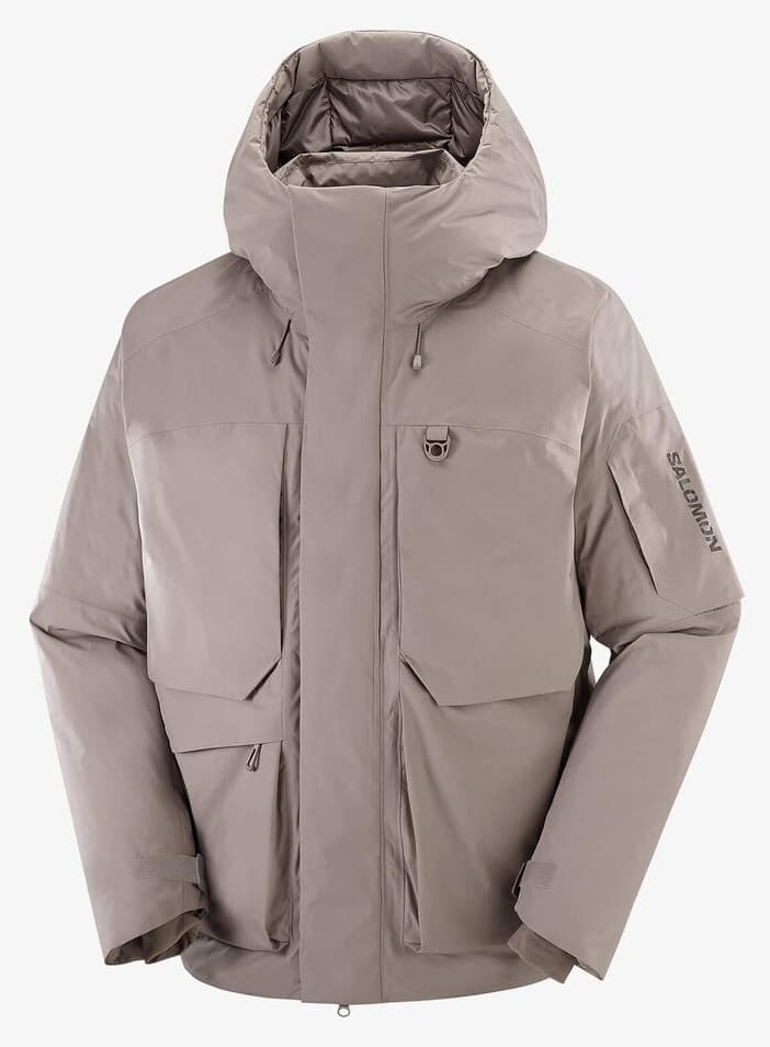 کاپشن یونیسکس Salomon پردار ضدآب OUTLIFE مدل Montu آهنی LC2642400 کاپشن یونیسکس Salomon پردار ضدآب OUTLIFE مدل Montu آهنی LC2642400