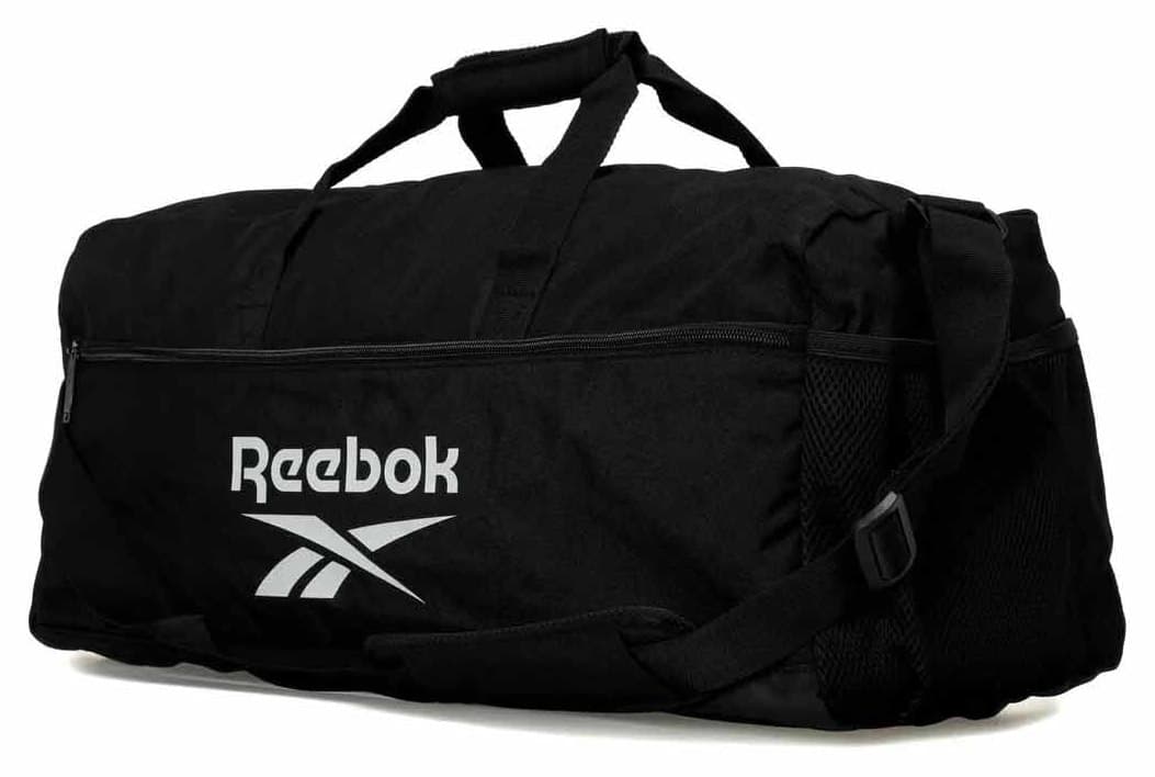 کیف ورزشی یونیسکس Reebok مشکی با بخش کفش و بند دوشی 55X25X25CM کیف ورزشی یونیسکس Reebok مشکی با بخش کفش و بند دوشی 55X25X25CM