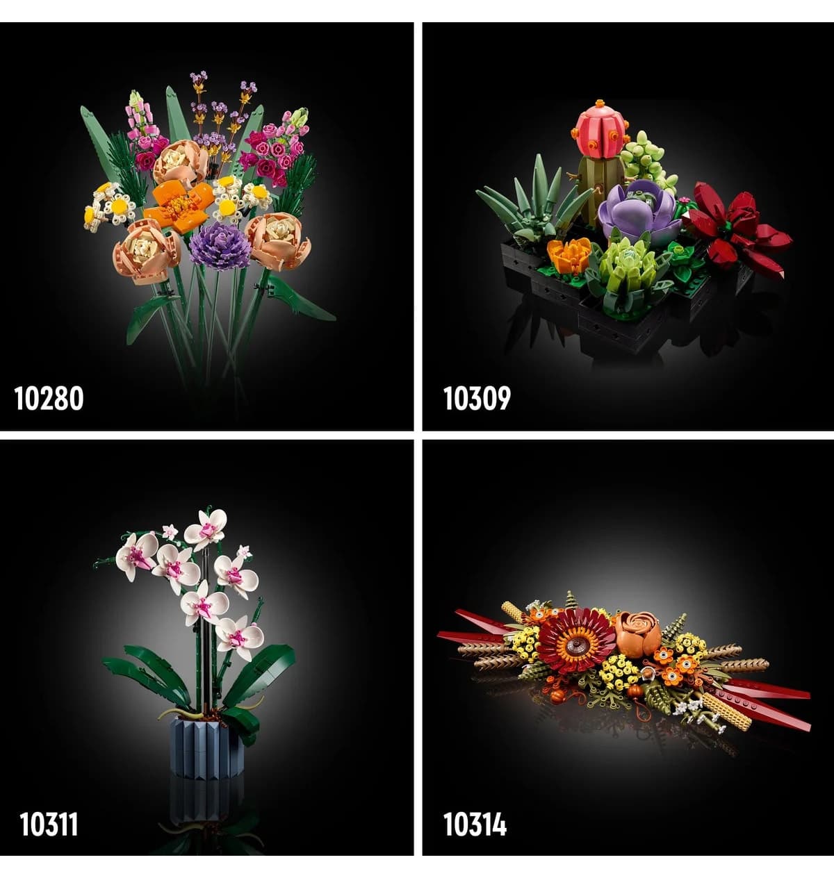 لگو Botanicals دسته گل وحشی مدل 10313 با 939 قطعه لگو Botanicals دسته گل وحشی مدل 10313 با 939 قطعه