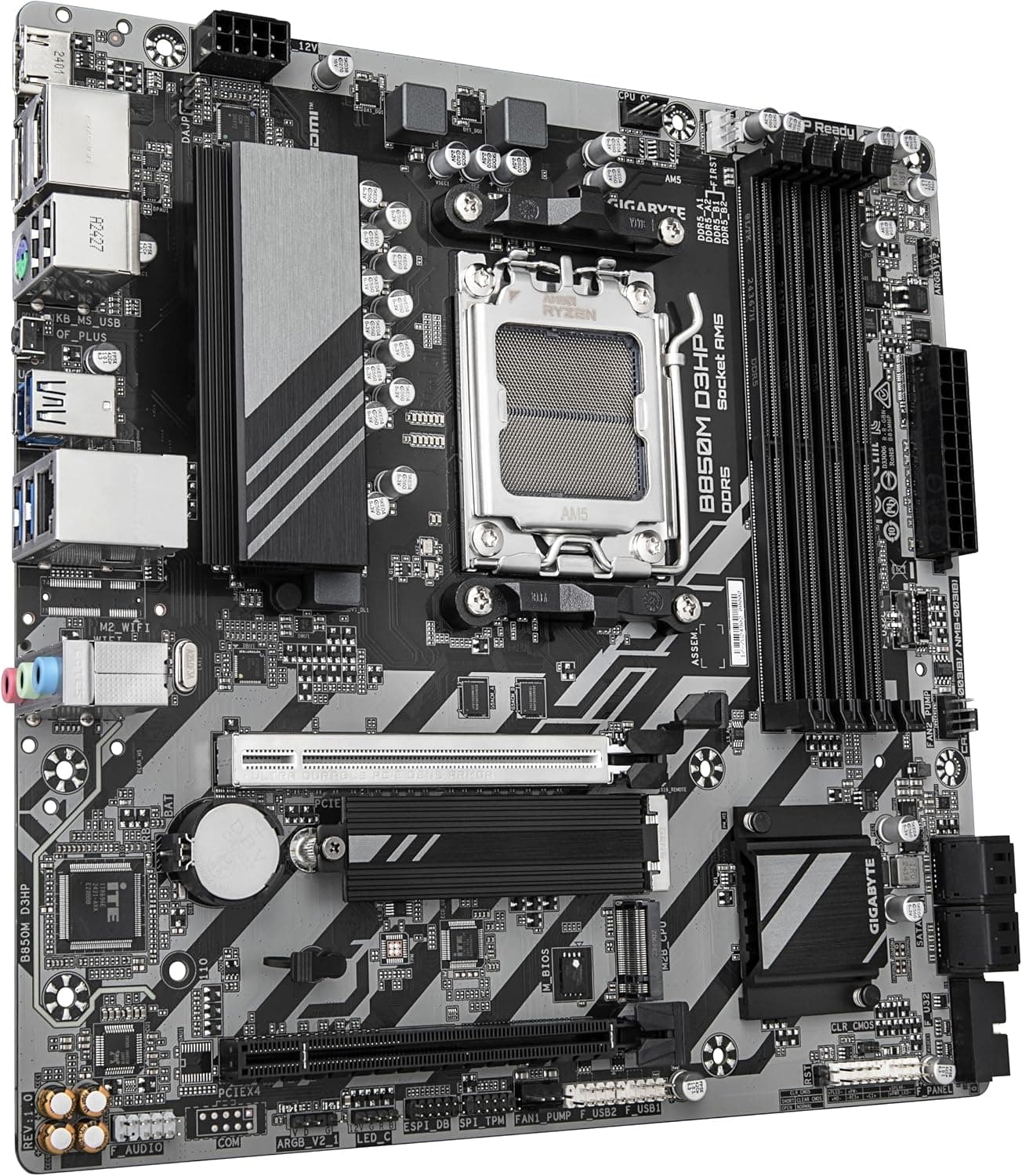 مادربرد GIGABYTE با فرم فکتور mATX سوکت AMD AM5 مدل B850M D3HP مادربرد GIGABYTE با فرم فکتور mATX سوکت AMD AM5 مدل B850M D3HP