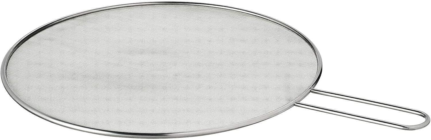 درپوش تابه دستهدار Ikea KLOCKREN توری فولادی ضدپاشش روغن 34 CM درپوش تابه دستهدار Ikea KLOCKREN توری فولادی ضدپاشش روغن 34 CM