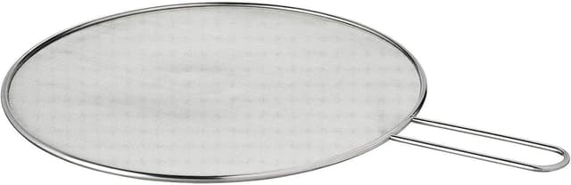 درپوش تابه دستهدار Ikea KLOCKREN توری فولادی ضدپاشش روغن 34 CM درپوش تابه دستهدار Ikea KLOCKREN توری فولادی ضدپاشش روغن 34 CM