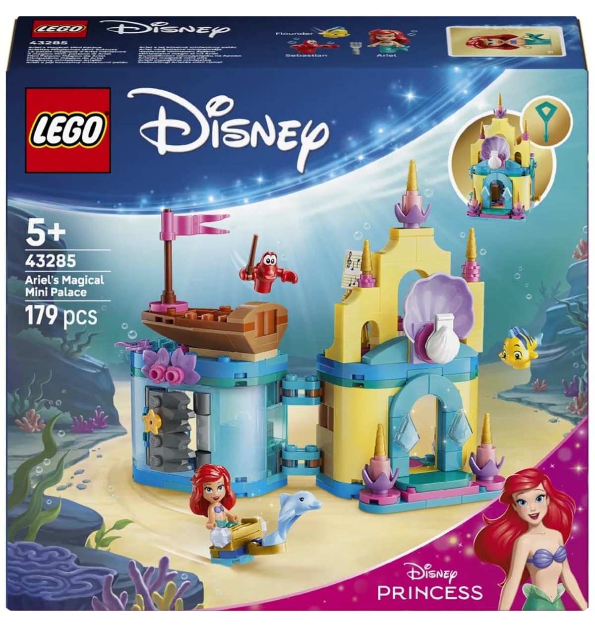 لگو Disney Princess Ariel'in Sihirli Mini Sarayı مدل 43285 با 179 قطعه لگو Disney Princess Ariel'in Sihirli Mini Sarayı مدل 43285 با 179 قطعه