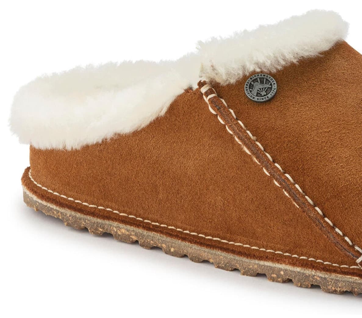 دمپایی زنانه Birkenstock چرم جیر با آستر شیرلینگ مدل Zermatt دمپایی زنانه Birkenstock چرم جیر با آستر شیرلینگ مدل Zermatt