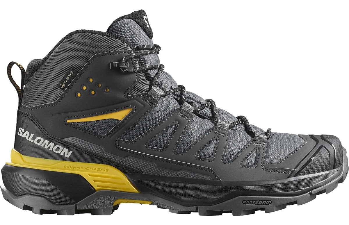بوت اوتدور مردانه Salomon X Ultra 360 Mid Gore-Tex خاکستری مدل L47742600 بوت اوتدور مردانه Salomon X Ultra 360 Mid Gore-Tex خاکستری مدل L47742600