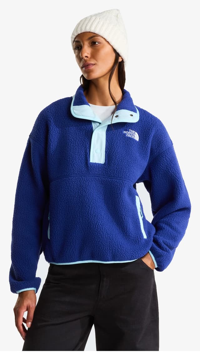 پولیور پلار زنانه The North Face آبی 1/2 Snap مدل Cragmont پولیور پلار زنانه The North Face آبی 1/2 Snap مدل Cragmont