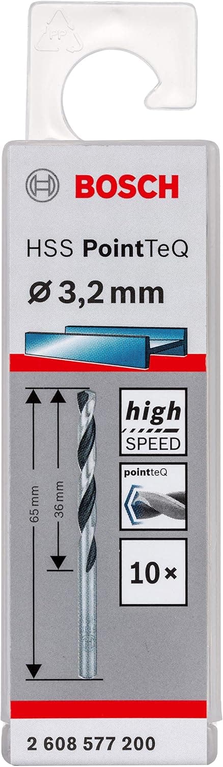 مته فلزی BOSCH اچاساس PointTeQ مطابق DIN 338 سایز 2,5 X 30 57 mm مدل 2608577193 مته فلزی BOSCH اچاساس PointTeQ مطابق DIN 338 سایز 2,5 X 30 57 mm مدل 2608577193