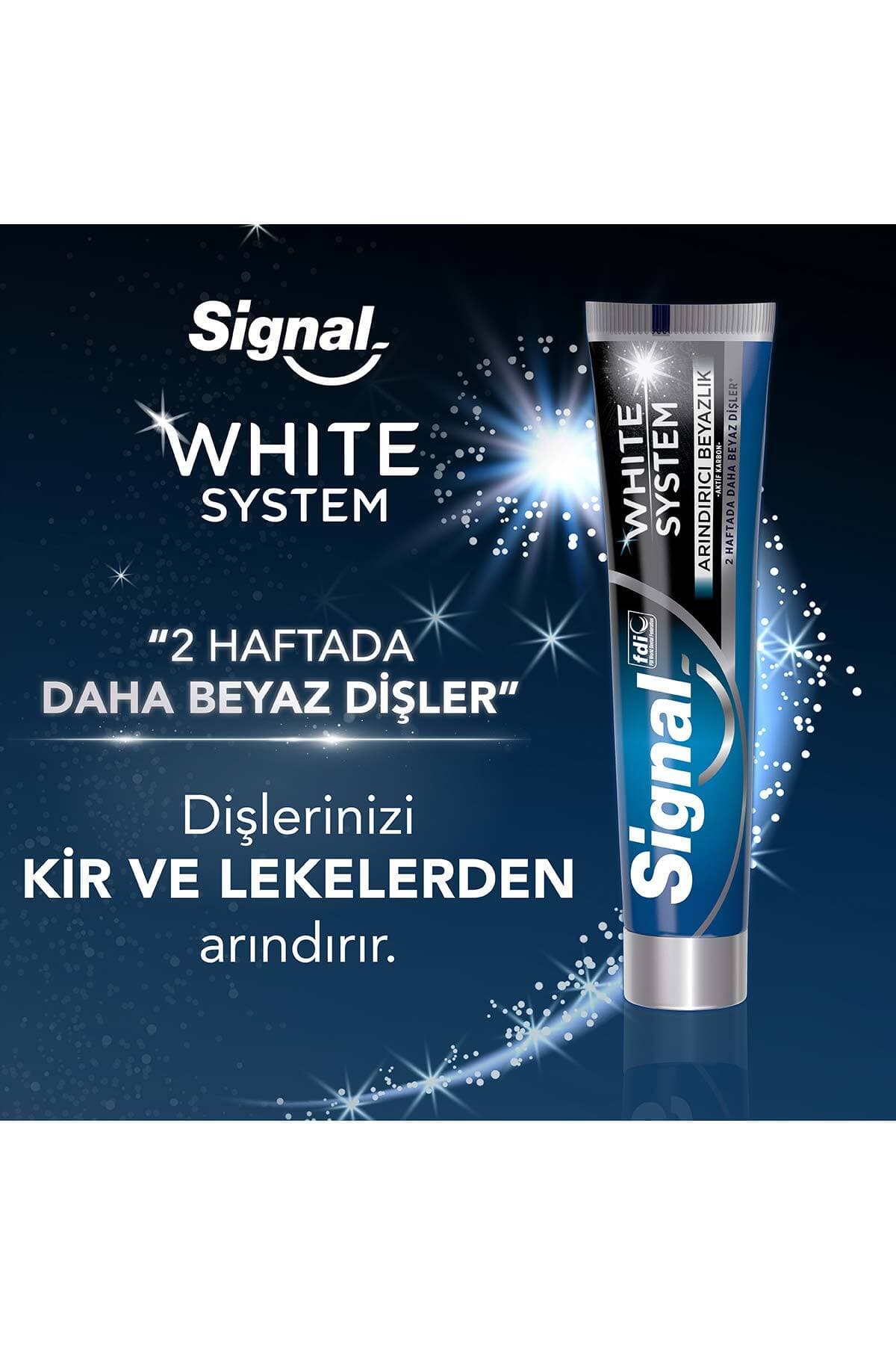 خمیردندان Signal White System سفیدکننده 75 Mlx4 خمیردندان Signal White System سفیدکننده 75 Mlx4