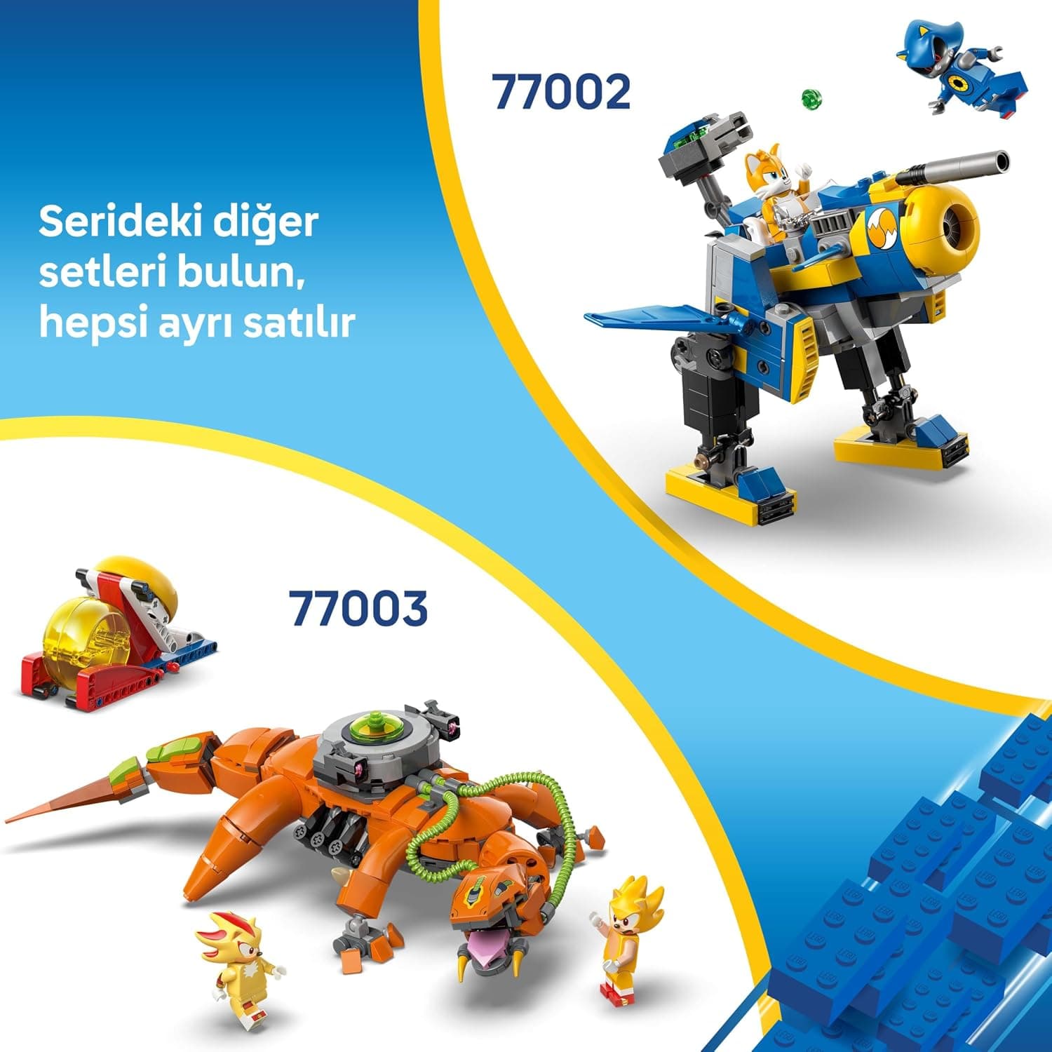 لگو Sonic The Hedgehog نبرد کنار آتش مدل 77001 لگو Sonic The Hedgehog نبرد کنار آتش مدل 77001