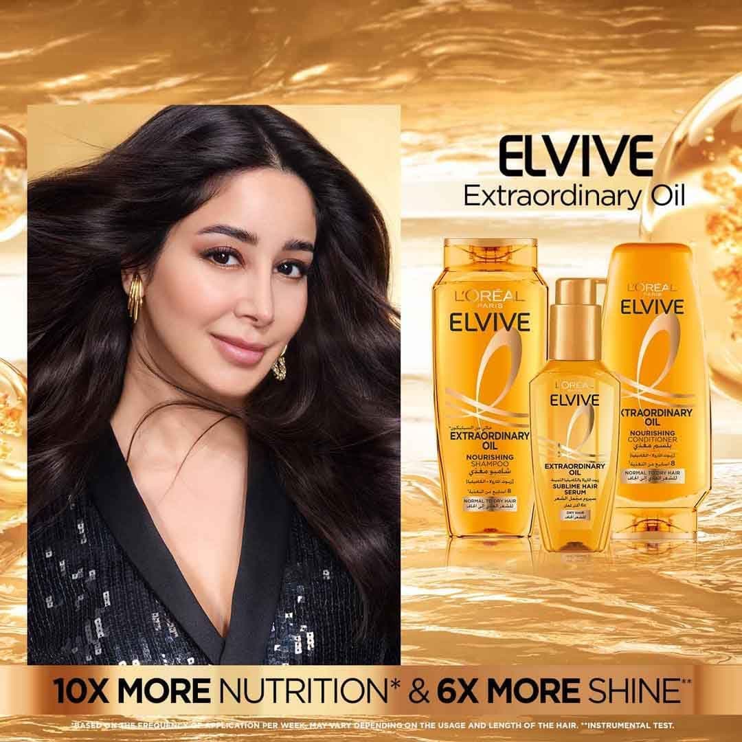 ست شامپو و نرمکننده مو L'Oreal Paris Elvive روغن استثنایی برای موهای معمولی تا خشک 400ml + 360ml ست شامپو و نرمکننده مو L'Oreal Paris Elvive روغن استثنایی برای موهای معمولی تا خشک 400ml + 360ml