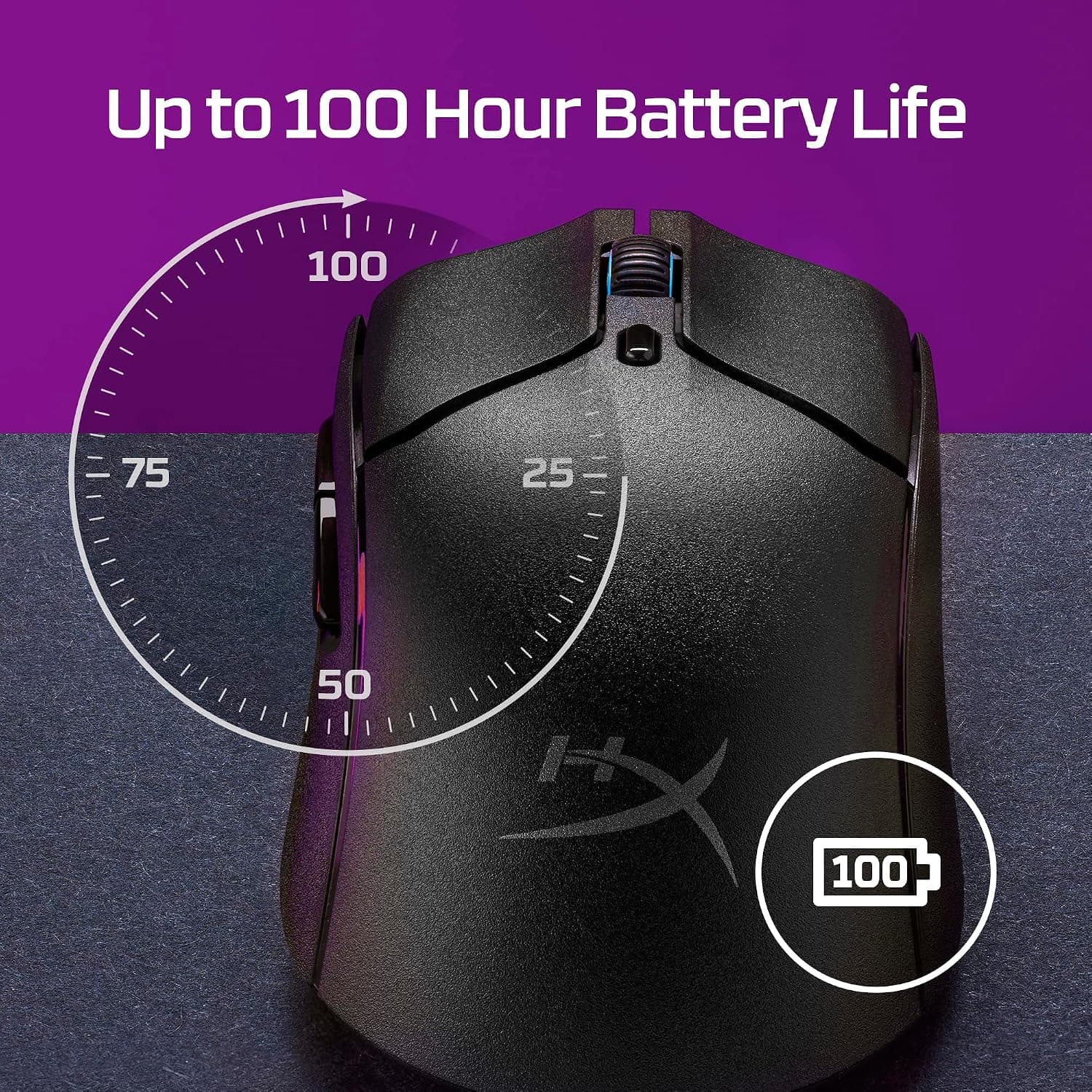 ماوس بیسیم HyperX Pulsefire Haste 2 مشکی ماوس بیسیم HyperX Pulsefire Haste 2 مشکی