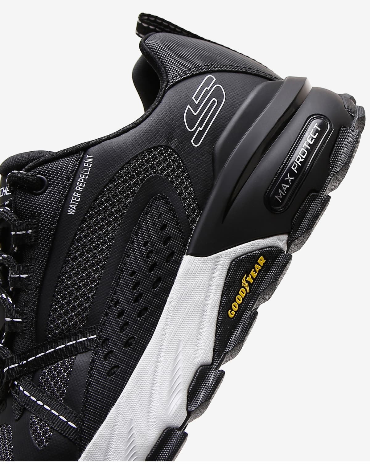 کفش مردانه Skechers Max Protect Outdoor مشکی مدل 237303 BKW کفش مردانه Skechers Max Protect Outdoor مشکی مدل 237303 BKW