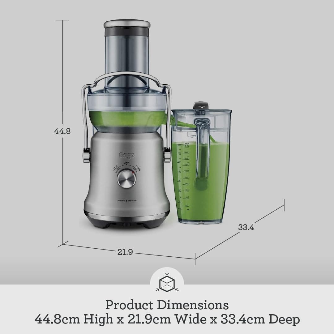 آبمیوهگیری Sage The Nutri Juicer Cold Plus 1200W 2L دهانه پهن آبمیوهگیری Sage The Nutri Juicer Cold Plus 1200W 2L دهانه پهن