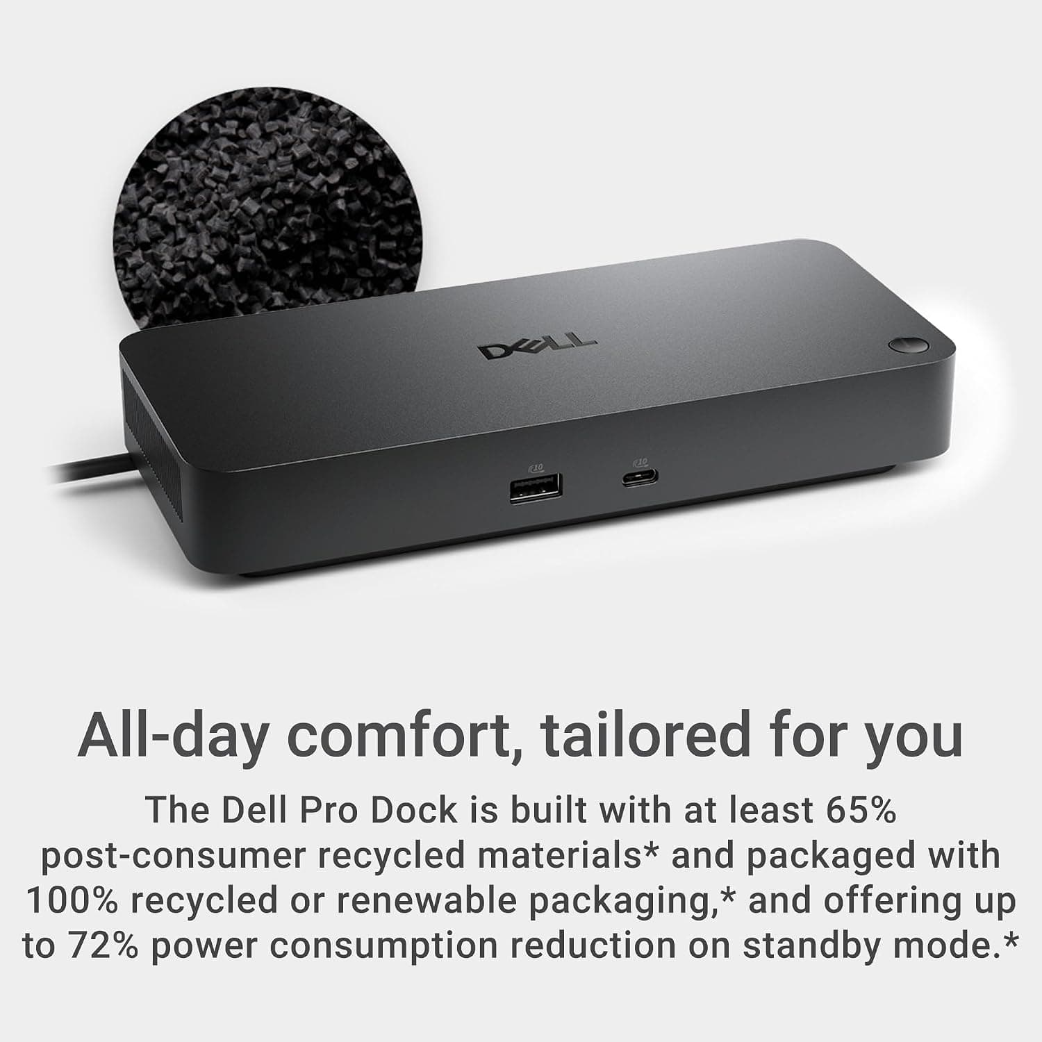 داک Dell Pro مدل WD25 با USB Type-C و توان تا 100 وات مشکی داک Dell Pro مدل WD25 با USB Type-C و توان تا 100 وات مشکی