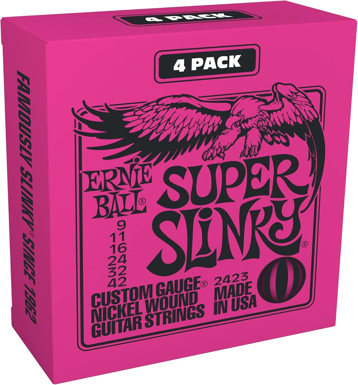 سیم گیتار الکتریک Ernie Ball Super Slinky 09-42 مدل P02223 سیم گیتار الکتریک Ernie Ball Super Slinky 09-42 مدل P02223