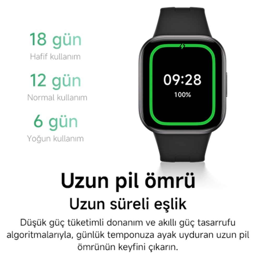 ساعت هوشمند Xiaomi REDMI Watch 6 Active مشکی نیمهشب، نمایشگر 1.85" AMOLED، باتری 18روزه با گارانتی Türkiye ساعت هوشمند Xiaomi REDMI Watch 6 Active مشکی نیمهشب، نمایشگر 1.85" AMOLED، باتری 18روزه با گارانتی Türkiye