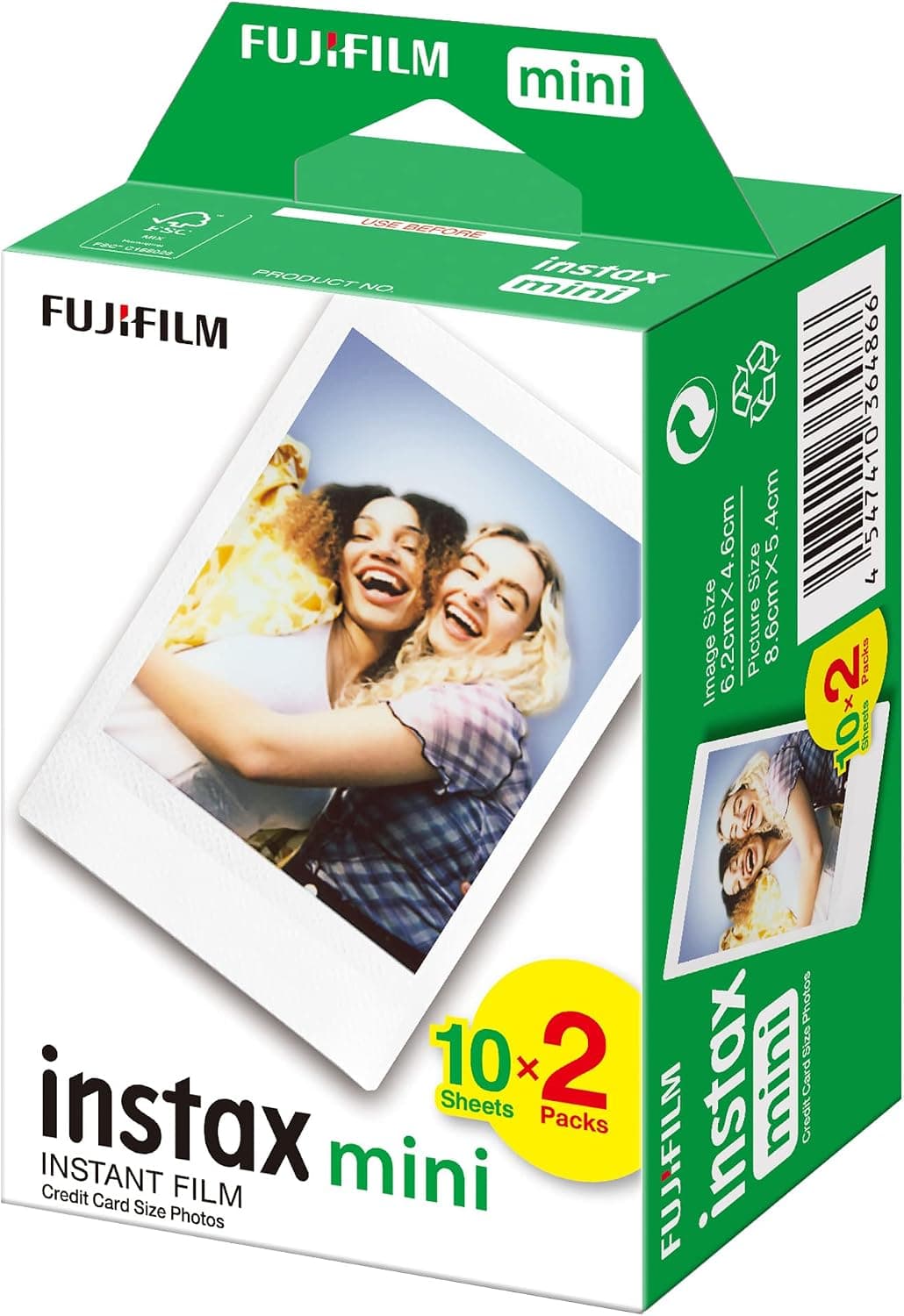 فیلم عکاسی فوری Instax مناسب دوربینهای Fuji Mini 7-8-9-11-12-25-70-90 بسته 20 عددی فیلم عکاسی فوری Instax مناسب دوربینهای Fuji Mini 7-8-9-11-12-25-70-90 بسته 20 عددی