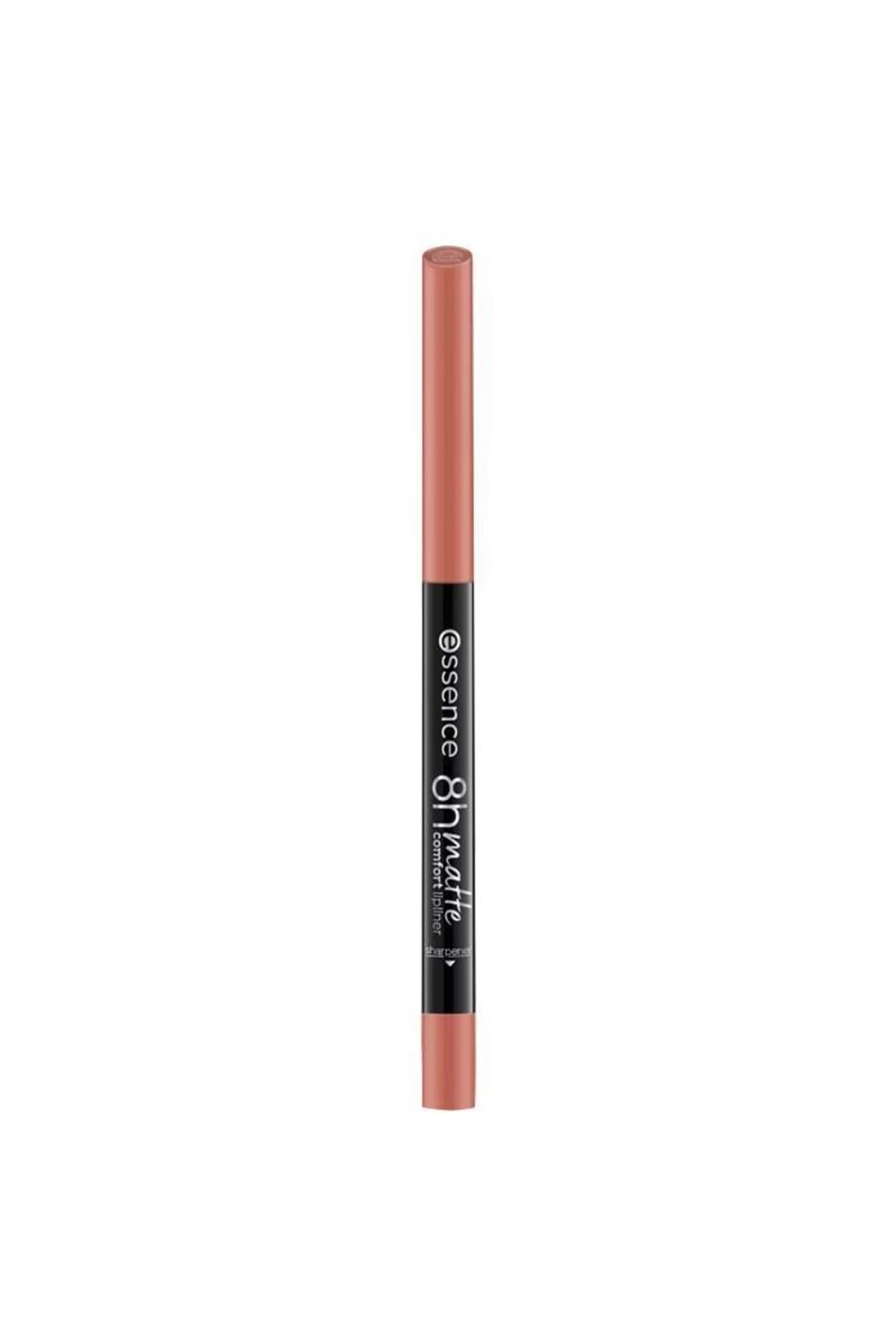 مداد لب Essence مدل 8h Matte Comfort 03 بژ ملایم مداد لب Essence مدل 8h Matte Comfort 03 بژ ملایم