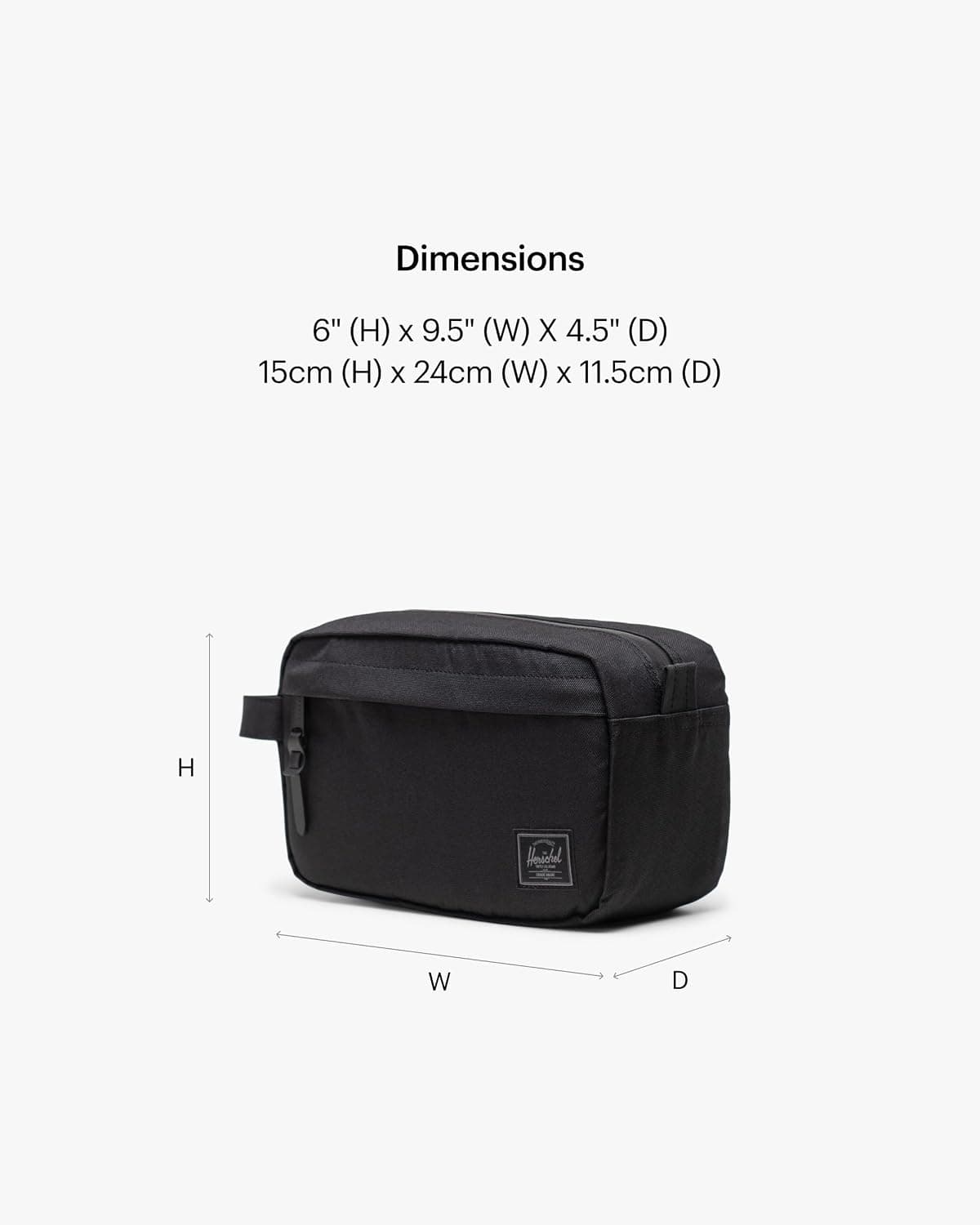 کیف نظمدهنده سفری Herschel پارچهای ضدآب مدل Chapter، 5 L کیف نظمدهنده سفری Herschel پارچهای ضدآب مدل Chapter، 5 L