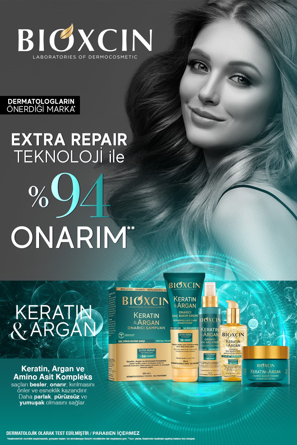 ماسک ترمیمکننده Bioxcin کراتین و آرگان 225ml 2 عدد ماسک ترمیمکننده Bioxcin کراتین و آرگان 225ml 2 عدد
