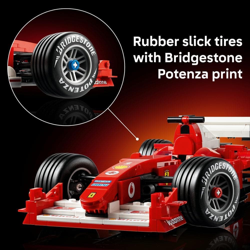 لگو Icons Ferrari F2004 و Michael Schumacher مدل 11375 لگو Icons Ferrari F2004 و Michael Schumacher مدل 11375