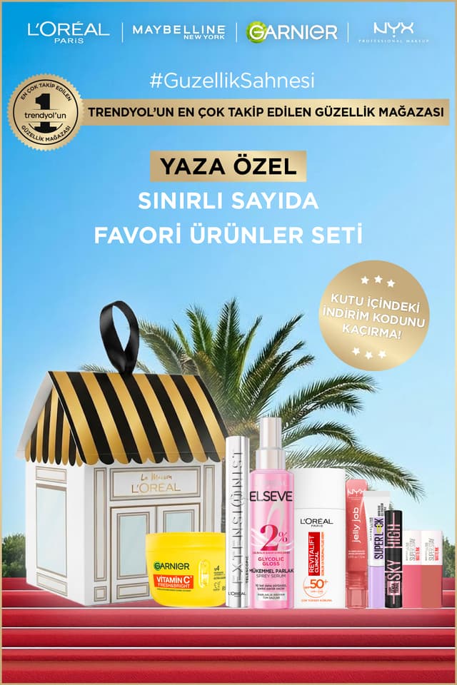 ست محصولات محبوب L'Oreal Paris ویژه ۶ میلیون دنبالکننده ست محصولات محبوب L'Oreal Paris ویژه ۶ میلیون دنبالکننده