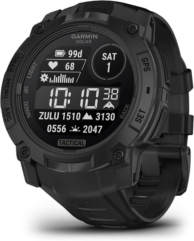 ساعت هوشمند Garmin Instinct 3 50 mm Solar Tactical Edition سیاه ساعت هوشمند Garmin Instinct 3 50 mm Solar Tactical Edition سیاه