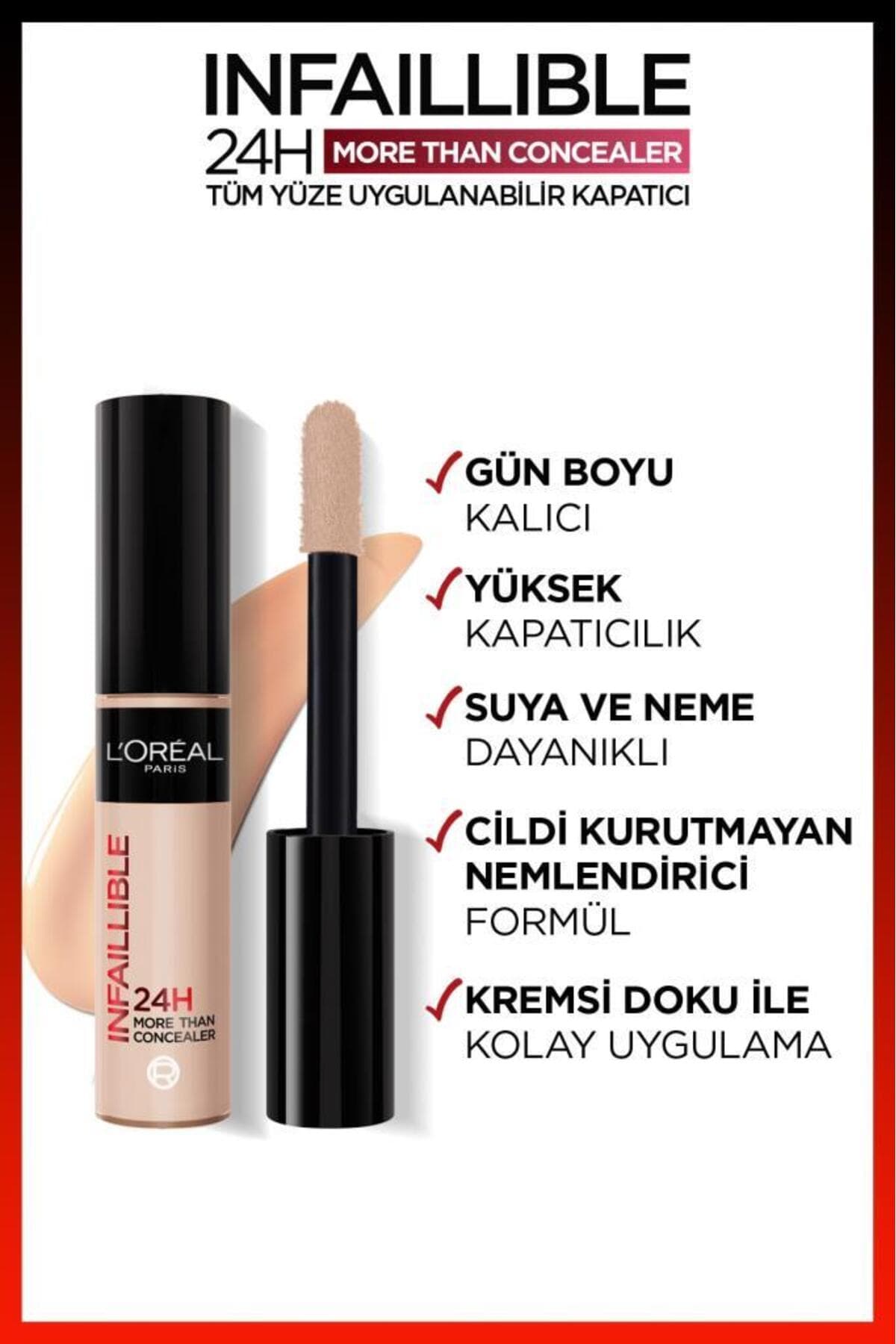کانسیلر L'Oreal Paris Infaillible 24H قابل استفاده برای تمام صورت مدل 326 Vanilla کانسیلر L'Oreal Paris Infaillible 24H قابل استفاده برای تمام صورت مدل 326 Vanilla