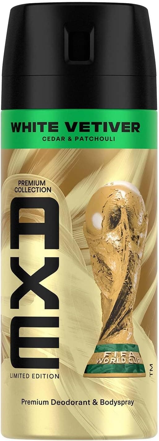 دئودورانت و بادیاسپری مردانه AXE با رایحه White Vetiver 150 Ml دئودورانت و بادیاسپری مردانه AXE با رایحه White Vetiver 150 Ml