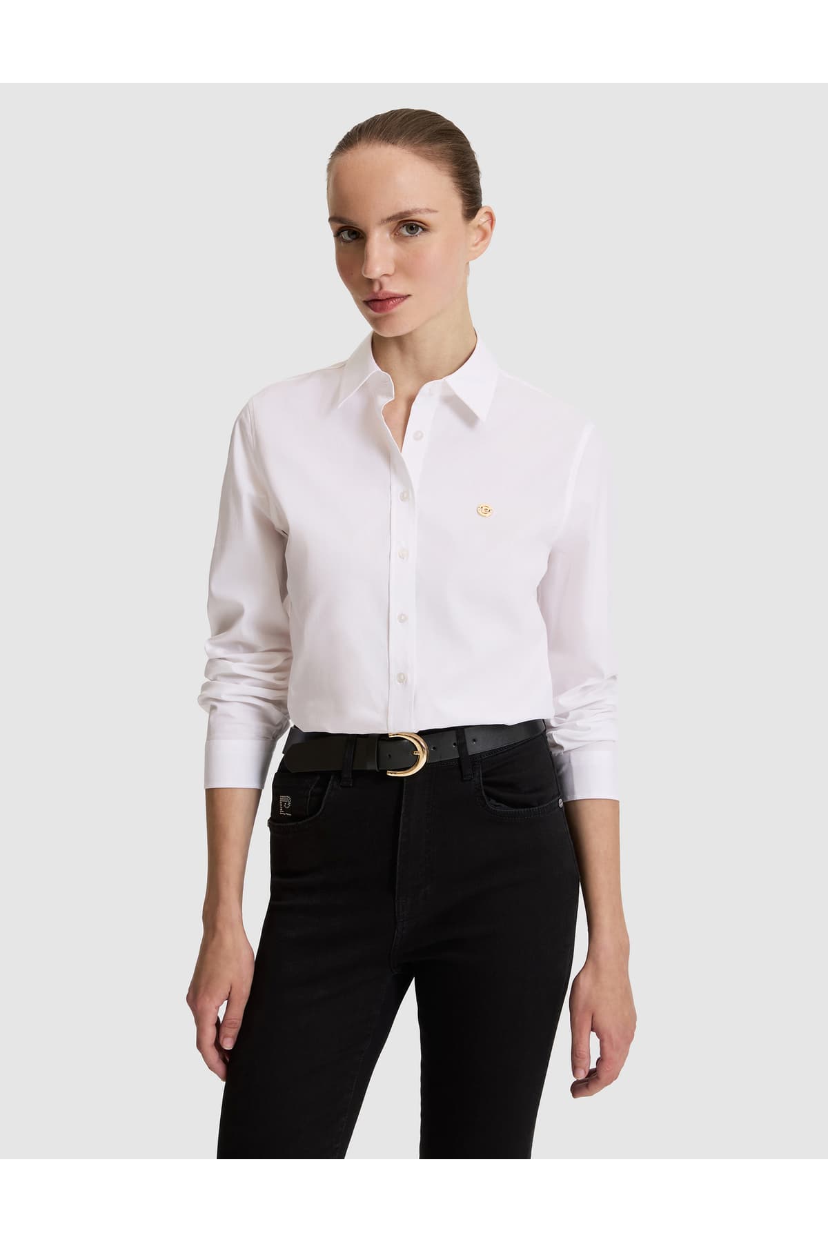 پیراهن زنانه Pierre Cardin سفید اسلیم فیت نخی بیسیک مدل 50328627-VR013 پیراهن زنانه Pierre Cardin سفید اسلیم فیت نخی بیسیک مدل 50328627-VR013