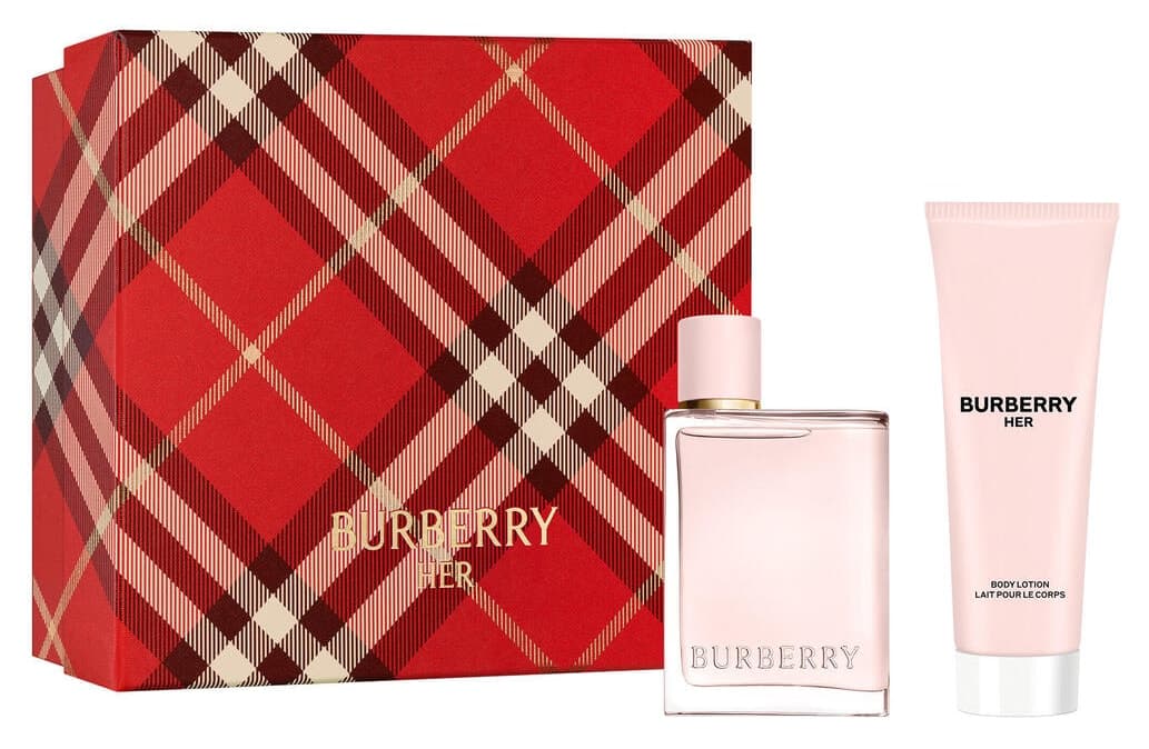 ست عطر زنانه Burberry Her EDP 50 ml + لوسیون بدن 75 ml ست عطر زنانه Burberry Her EDP 50 ml + لوسیون بدن 75 ml
