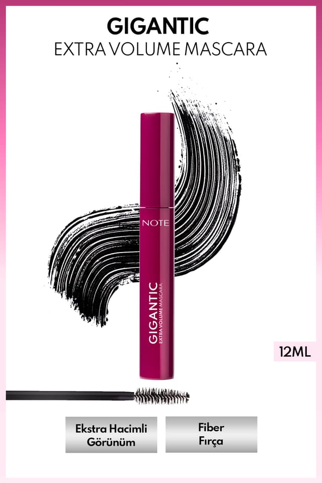ماسکارا Note Cosmetics Gigantic افزاینده حجم و افکت مژه مصنوعی مشکی ماسکارا Note Cosmetics Gigantic افزاینده حجم و افکت مژه مصنوعی مشکی