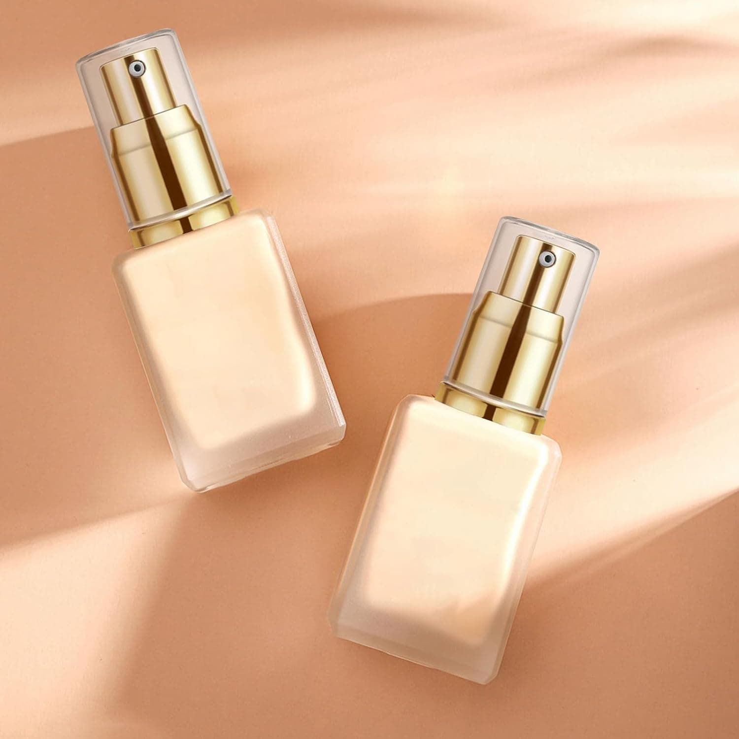 پمپ فاندیشن Chris.W بسته 2Pack طلایی برای Estee Lauder Double Wear پمپ فاندیشن Chris.W بسته 2Pack طلایی برای Estee Lauder Double Wear