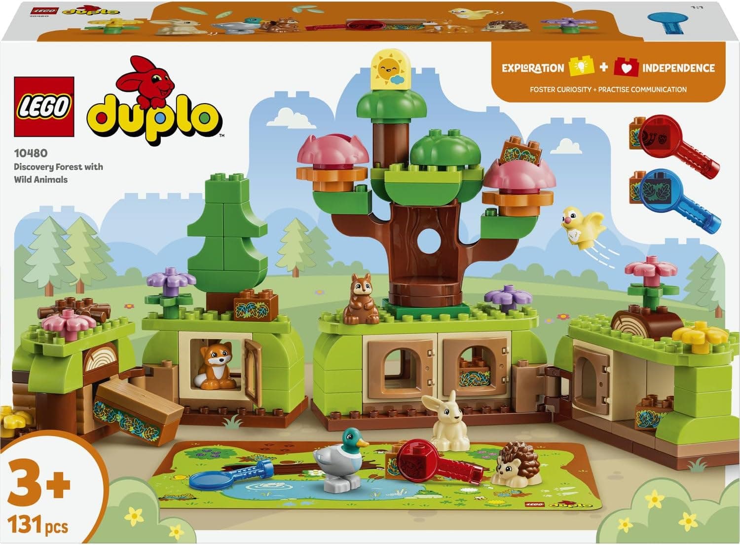 لگو ست مدل DUPLO سری Vahşi Hayvanlarla Keşif Ormanı 10480 لگو ست مدل DUPLO سری Vahşi Hayvanlarla Keşif Ormanı 10480